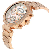 Michael Kors Parker Chronograph Rose Gold-tone Ladies Watch #MK5491 - The Watches Men & CO #2