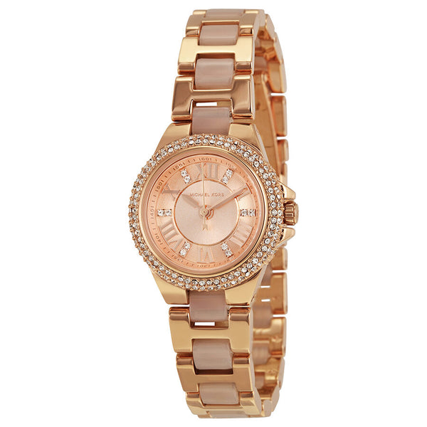 Michael Kors Petite Camille Rose Dial Ladies Watch MK4292 - The Watches Men & CO