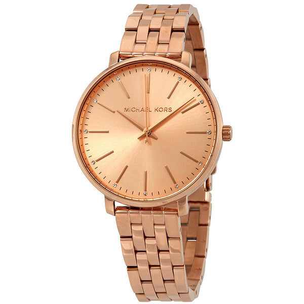 Michael Kors Pyper Rose Gold Unisex Watch  MK3897 - The Watches Men & CO