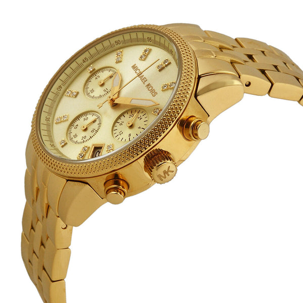 Michael Kors Ritz Chronograph Gold-tone Ladies Watch MK5676 - Watches of Australia #2