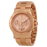 Michael Kors Rose Gold Dial Chronograph Ladies Watch MK5314 - Watches of Australia