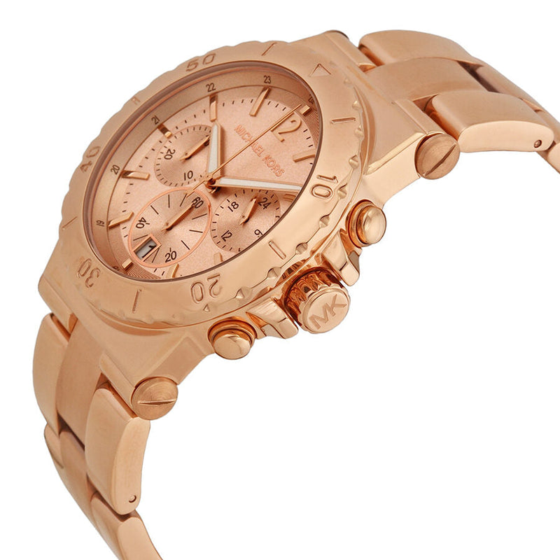 Michael Kors Rose Gold Dial Chronograph Ladies Watch MK5314 - Watches of Australia #2