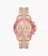 Michael Kors Rose Gold Ladies Watch - MK7211