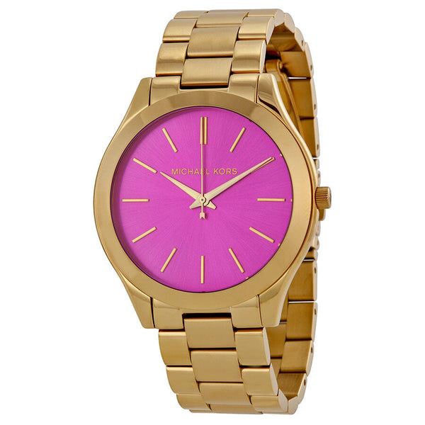 Michael Kors Runway Pink Dial Ladies Watch #MK3264 - Watches of Australia