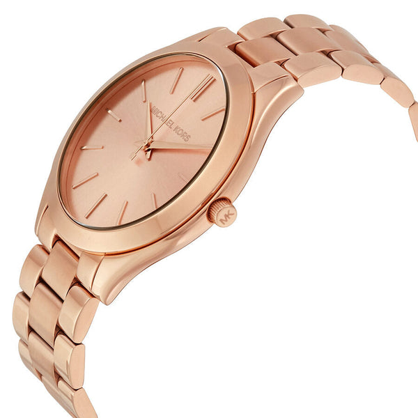 Michael Kors Runway Rose Dial Rose Gold-tone Unisex Watch #MK3197 - The Watches Men & CO #2