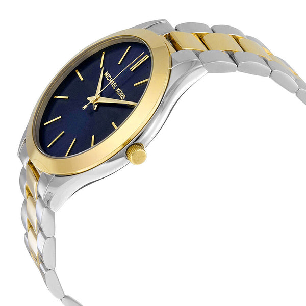 Michael Kors Slim Runway Blue Dial Two-tone Ladies Watch MK3479 - Watches of Australia #2