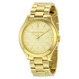 Michael Kors Slim Runway Champagne Dial Ladies Watch #MK3335 - Watches of Australia