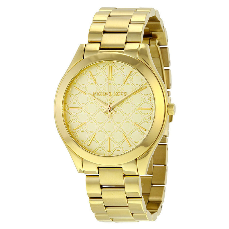 Michael Kors Slim Runway Champagne Dial Ladies Watch #MK3335 - Watches of Australia