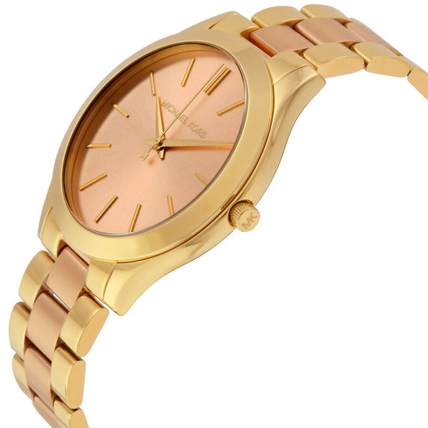 Michael Kors Slim Runway Pink Dial Ladies Watch MK3493 - The Watches Men & CO #2