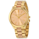 Michael Kors Slim Runway Pink Dial Ladies Watch MK3493 - The Watches Men & CO