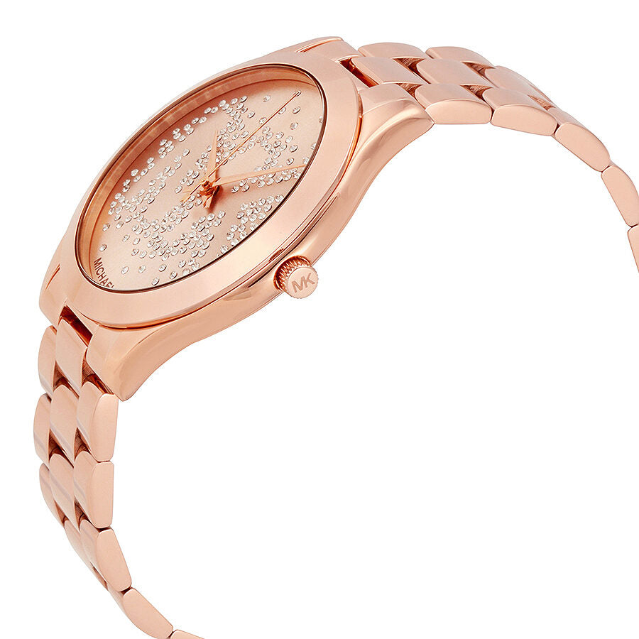Michael Kors Slim Runway Rose Gold Tone Dial Ladies Watch MK3591