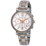 Michael Kors Sofie Chronograph Crystal Silver Dial Ladies Watch MK6558 - Watches of Australia