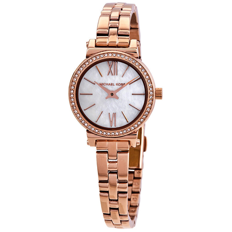 Michael Kors Sofie Petite Crystal Ladies Watch MK3834 - The Watches Men & CO