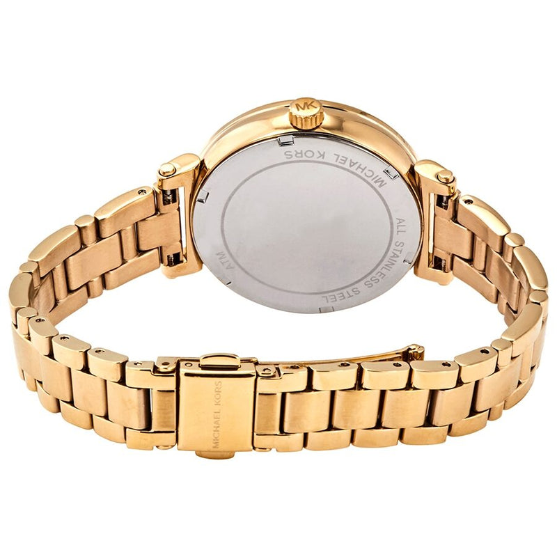 Michael Kors Sofie Quartz Crystal Gold Dial Ladies Watch MK4334 - The Watches Men & CO #3