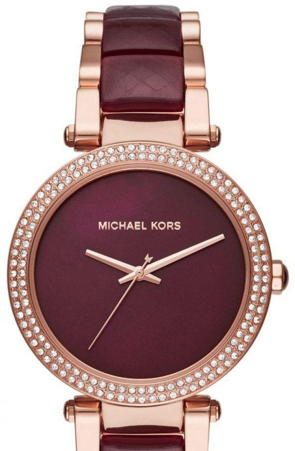 Michael Kors Parker Burgundy Women's Watch MK6412 - Watches of Australia #2