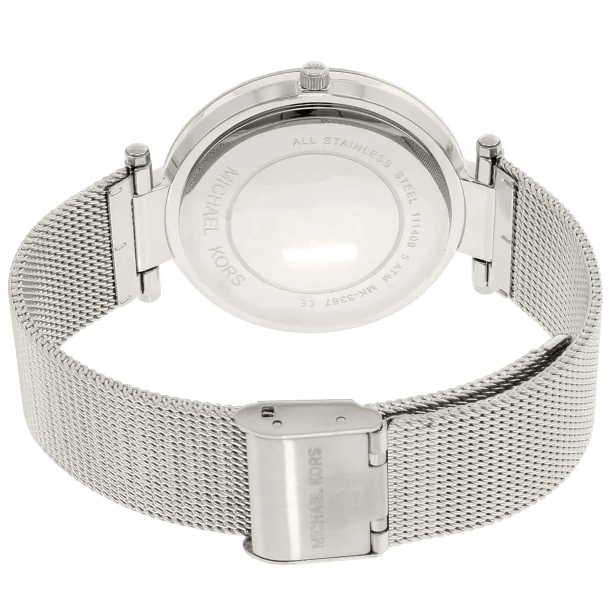 Michael Kors Darci stainless steel mesh strap with magnetic clasp closure