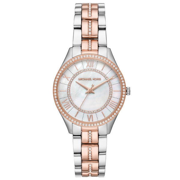 Michael Kors Lauryn Quartz White Mother of Pearl Dial Ladies Watch MK3979