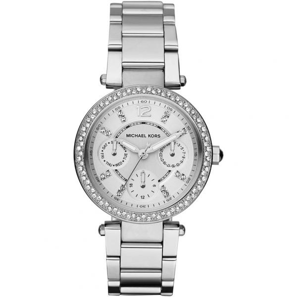 Michael Kors Parker Multi-Function Silver Ladies Watch MK5615