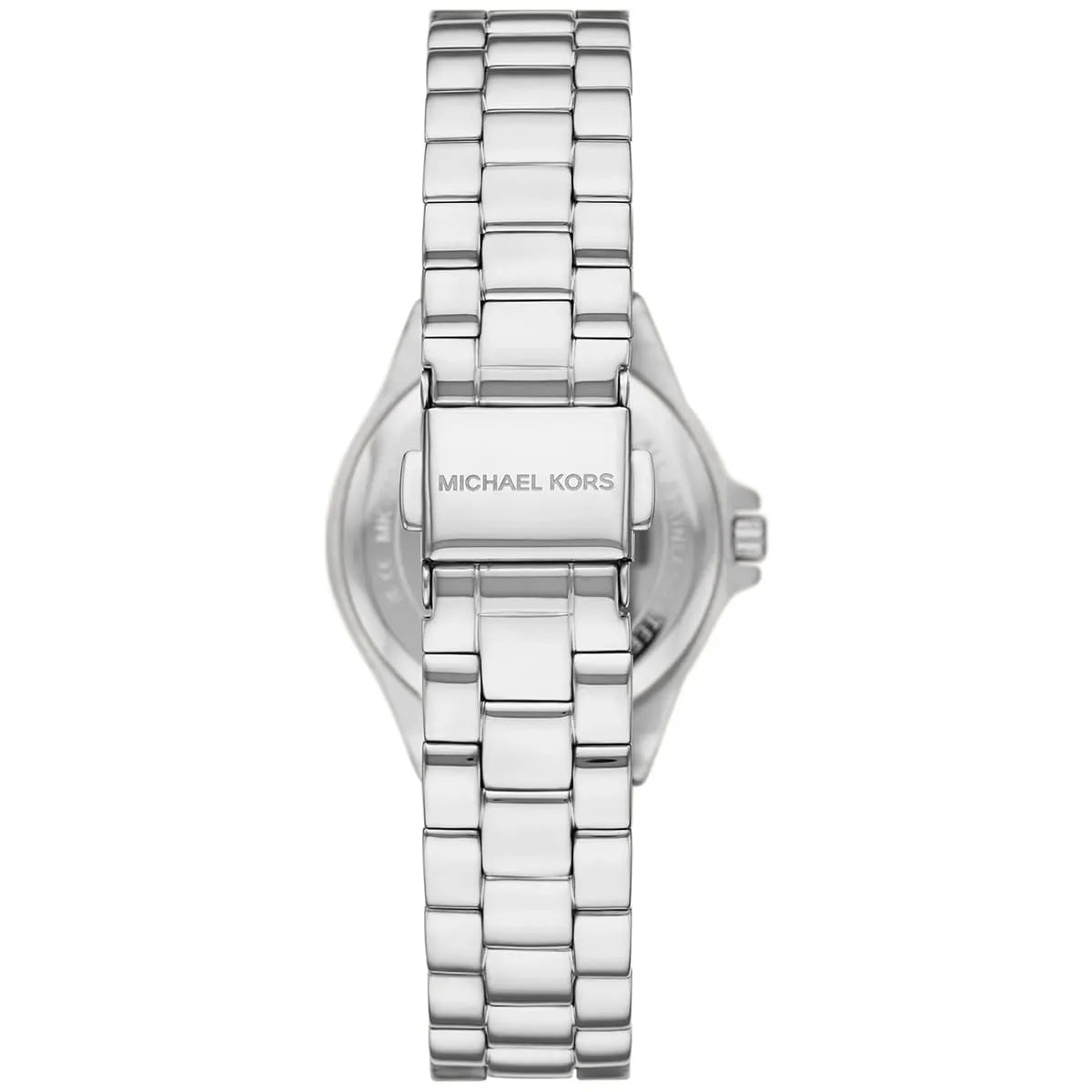 Michael Kors Mini Lennox watch case back with Michael Kors branding
