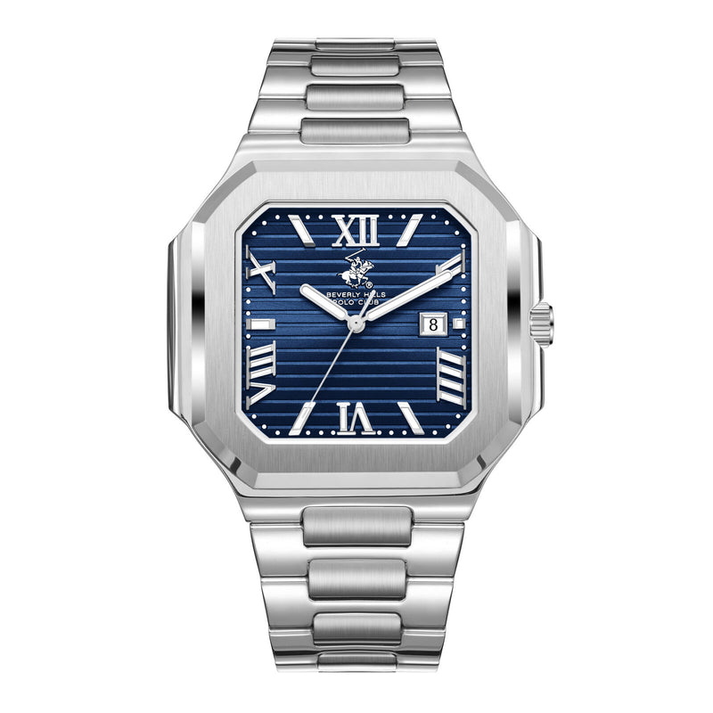 Beverly Hills Polo Club Silver Men's Watch - BP3845X.390 BP3845X.390 - Image 1