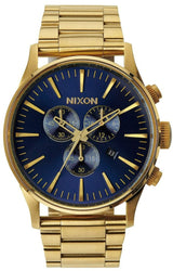 Nixon Sentry Chronograph Blue Sunray Dial Men's Watch A386-1922
