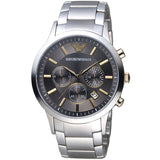 Emporio Armani Renato Chronograph Grey Dial Men's Watch AR11047