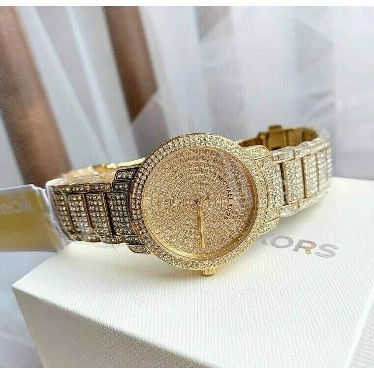 Michael Kors Glitz Gold Pave Women's Watch  MK6547 - Watches of Australia