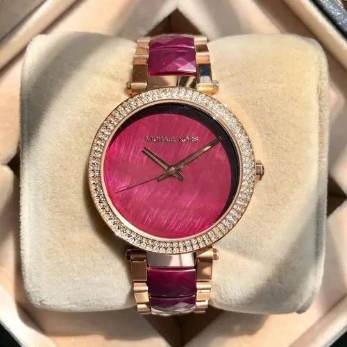 Michael Kors Parker Burgundy Women's Watch MK6412 - Watches of Australia #3