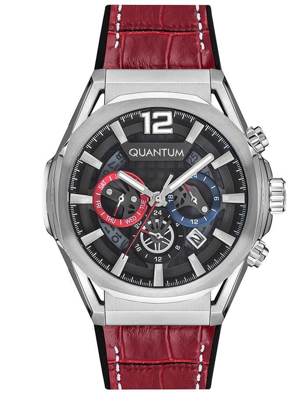 Quantum Multi Function Gun Dial Watch Men's Watch PWG970.358
