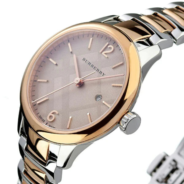 Burberry Women’s Swiss Made Quartz Stainless Steel Rose Gold Dial Women's Watch BU10117 - Watches of Australia #2