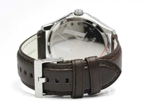 Armani Exchange Whitman Three Hands Leather Date Watch - AX2100