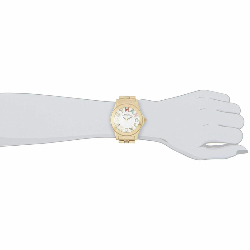 Marc by Marc Jacobs Gold Rivera White Dial Quartz Women's Watch#MBM3137 - Watches of Australia #3