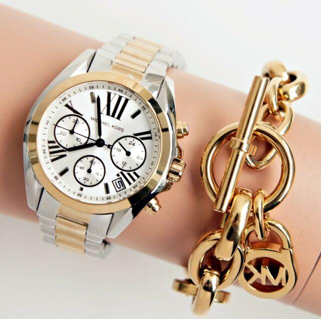 Michael Kors Bradshaw Chronograph Silver Dial Ladies Watch MK5912 - Watches of Australia #4