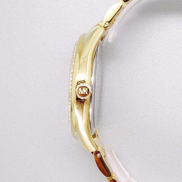 Michael Kors Silver Dial Gold Steel Strap Watch for Women - MK7090 mk7090 - Image 2