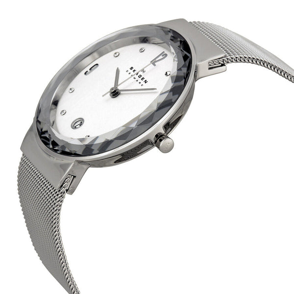 Skagen Leonora Silver Dial Ladies Watch SKW2004 (Defect)