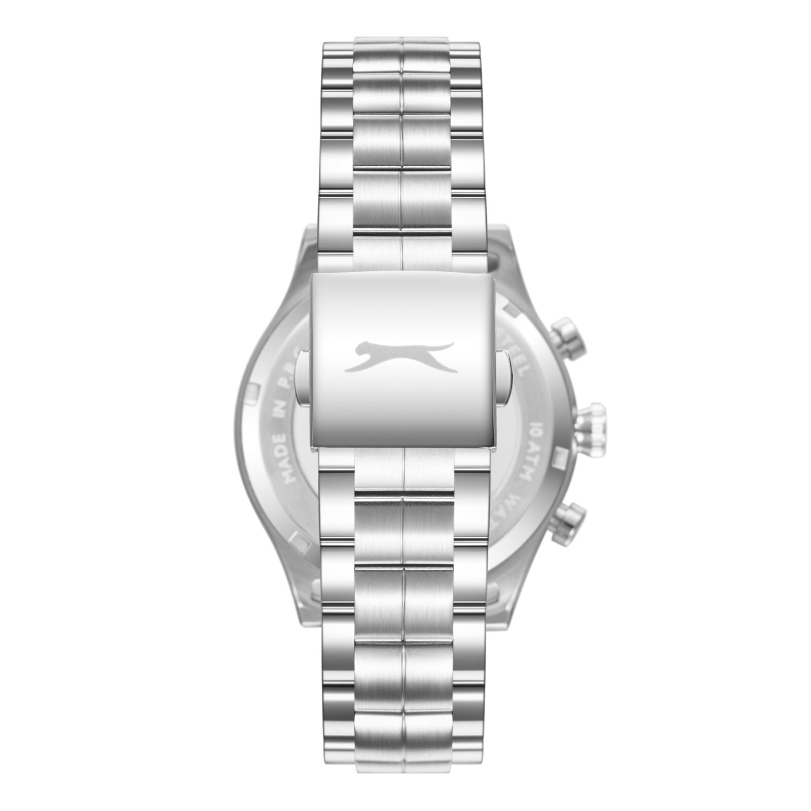 Slazenger Big Daddy Chronograph Blue Dial Silver Watch - SL.09.2598.2.390