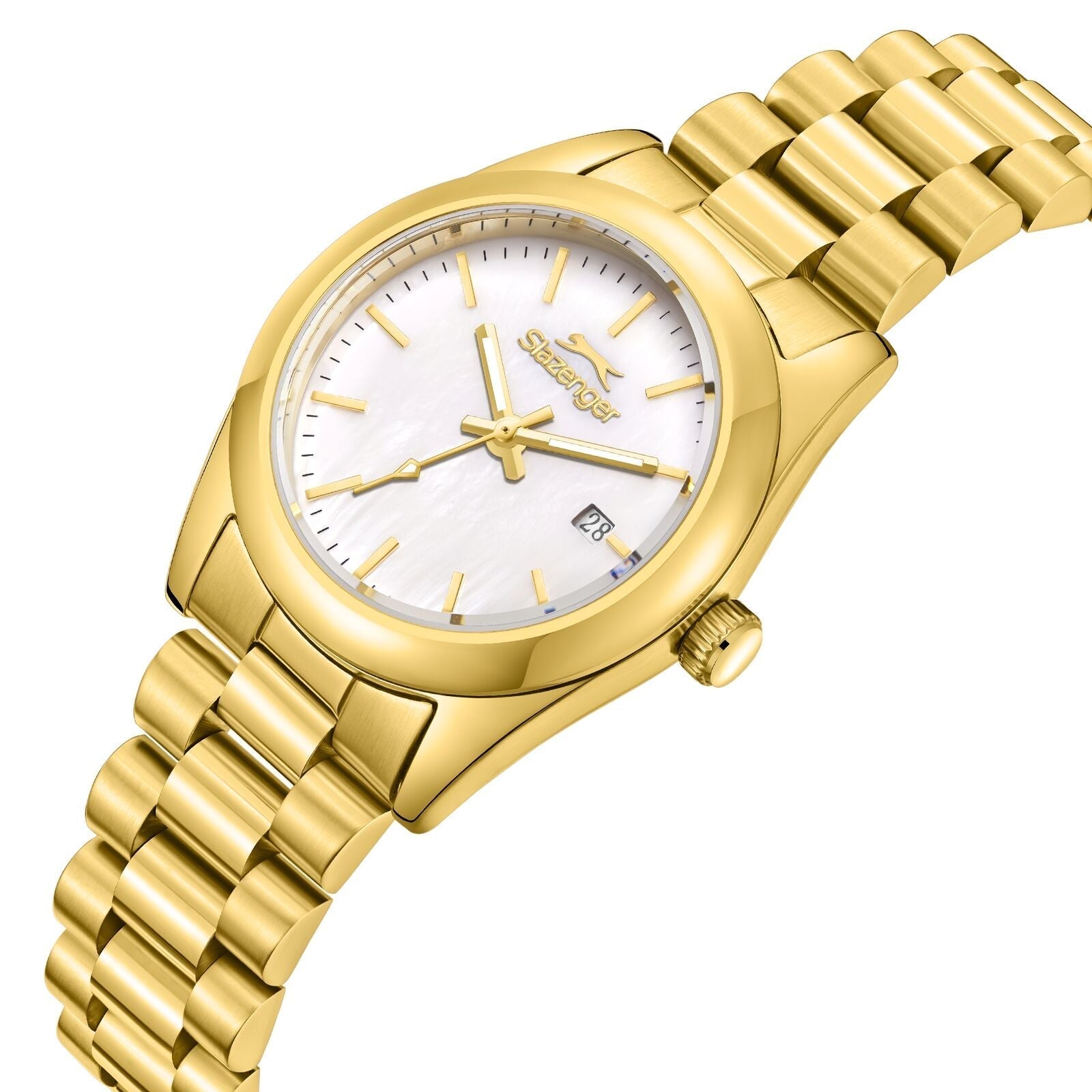 SLAZENGER Gold Stainless Steel Ladies Watch - SL.09.2473.3.02