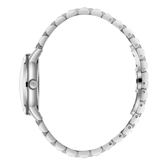 Slazenger Three-Hand Day/Night Black Dial Silver Watch - SL.09.2462.4.02