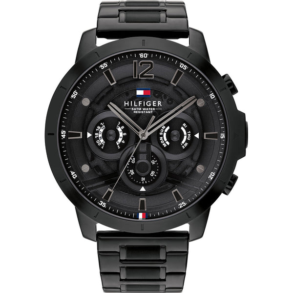 Tommy Hilfiger Luca Black Steel Men's Watch  1710494 - The Watches Men & CO