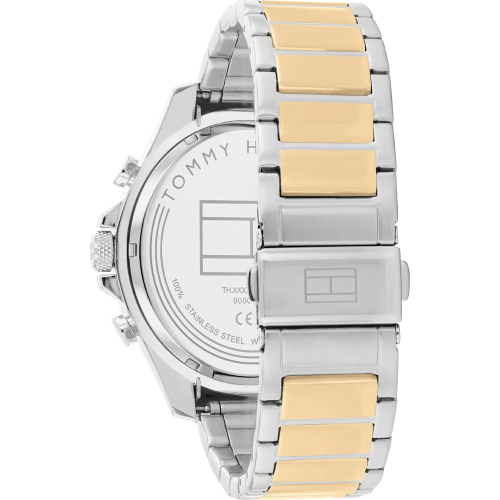 Tommy Hilfiger Clark Green Dial Tow Tone Men's Watch - 1792079