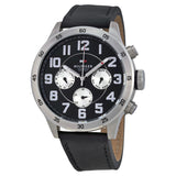 Tommy Hilfiger Black Dial Black Leather Men's Watch 1791050 - The Watches Men & CO