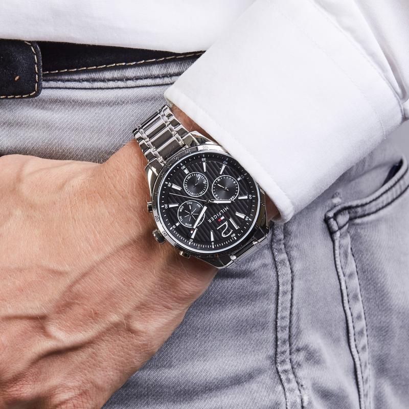 Tommy Hilfiger Gavin Chronograph Black Dial Men's Watch 1791469 - Watches of Australia #5