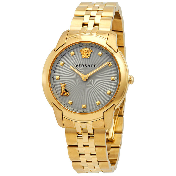 Versace Audrey Quartz Grey Dial Ladies Watch VELR00719 - The Watches Men & CO