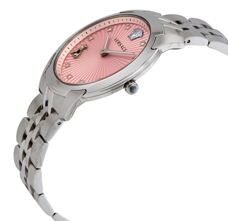 Versace Audrey Quartz Pink Dial Ladies Watch VELR00419 - Watches of Australia #2