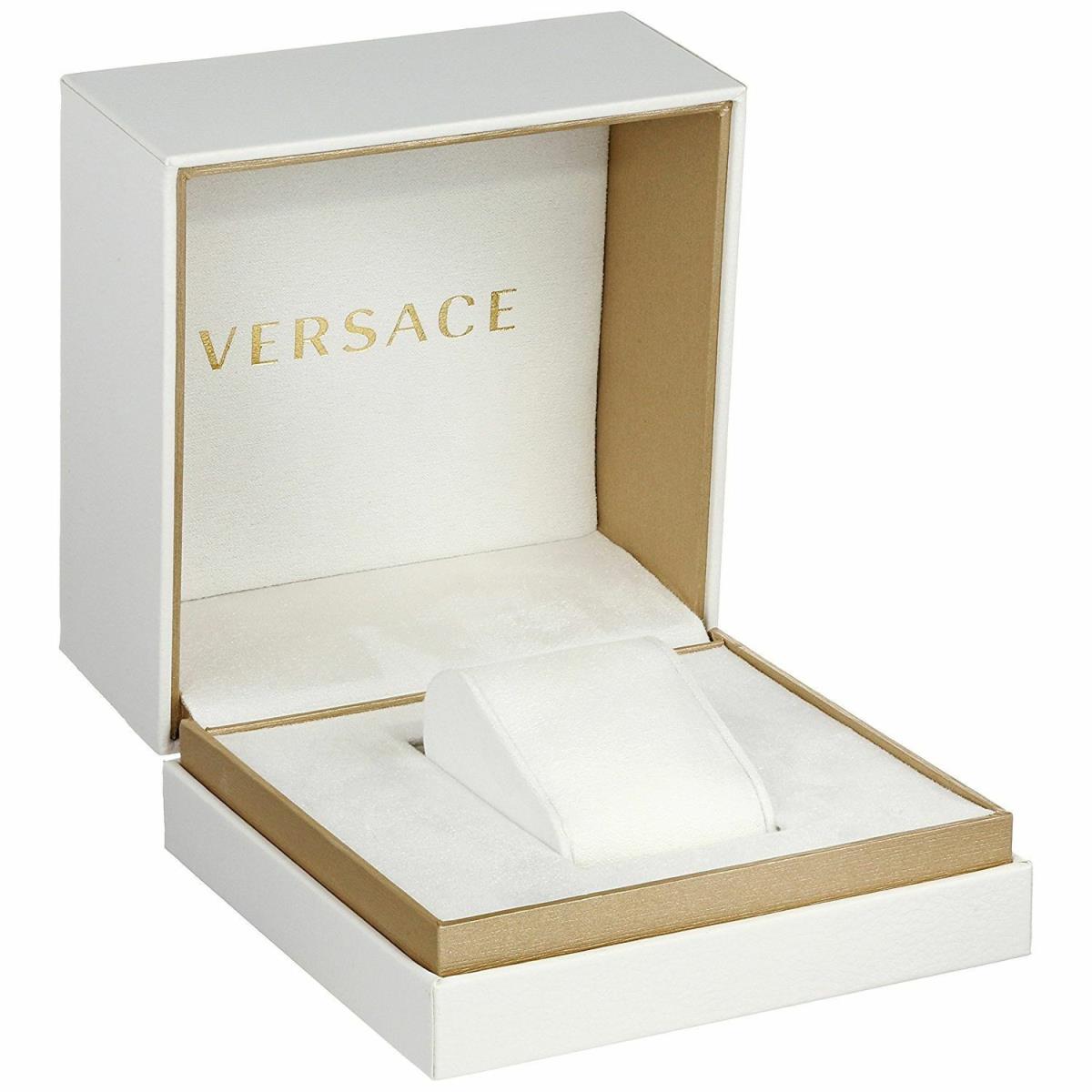 Versace Dominus Chronograph Quartz Blue Dial Two-Tone Men's Watch VE6H00723