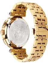 Versace Greca Sport Gold Black Dial Men's Watch - VEZ300721