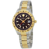 Versace Hellenyium Brown Dial Two-tone Men's Watch - V11040015