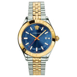 Versace Hellenyium Two-Tone Blue Dial Men's Watch - VEVK00520