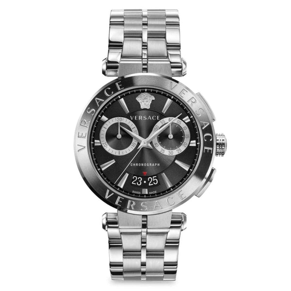 Versace Aion Chronograph Silver Men's Watch  VBR080017 - The Watches Men & CO