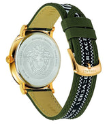 Versace V-Circle Quartz Green Dial Men's Watch - VEBQ01519